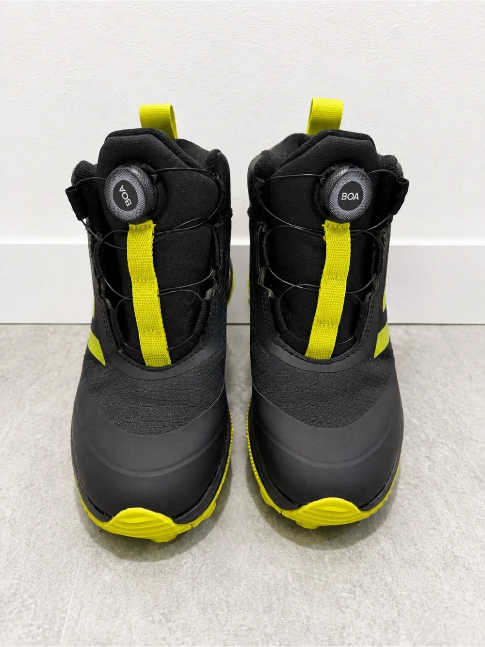 Adidas Winterplay BOA RAIN.RDY Boots Youth 3.5 Black Volt Waterproof